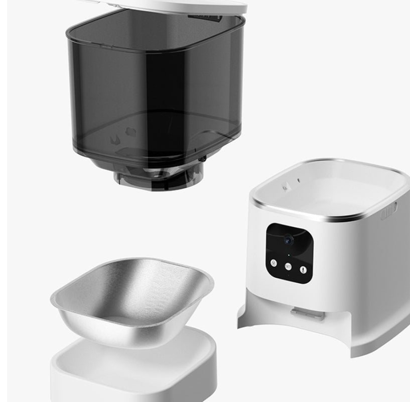 Distributeur automatique intelligent pour animaux (WiFi, APP, voix, portions contrôlées).