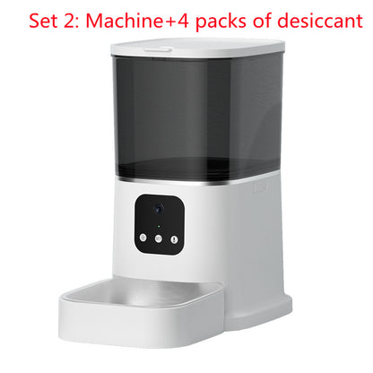 Distributeur automatique intelligent pour animaux (WiFi, APP, voix, portions contrôlées).