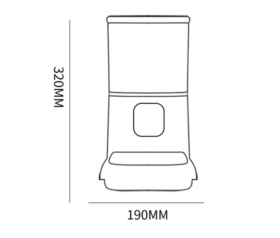 Distributeur automatique intelligent pour animaux (WiFi, APP, voix, portions contrôlées).