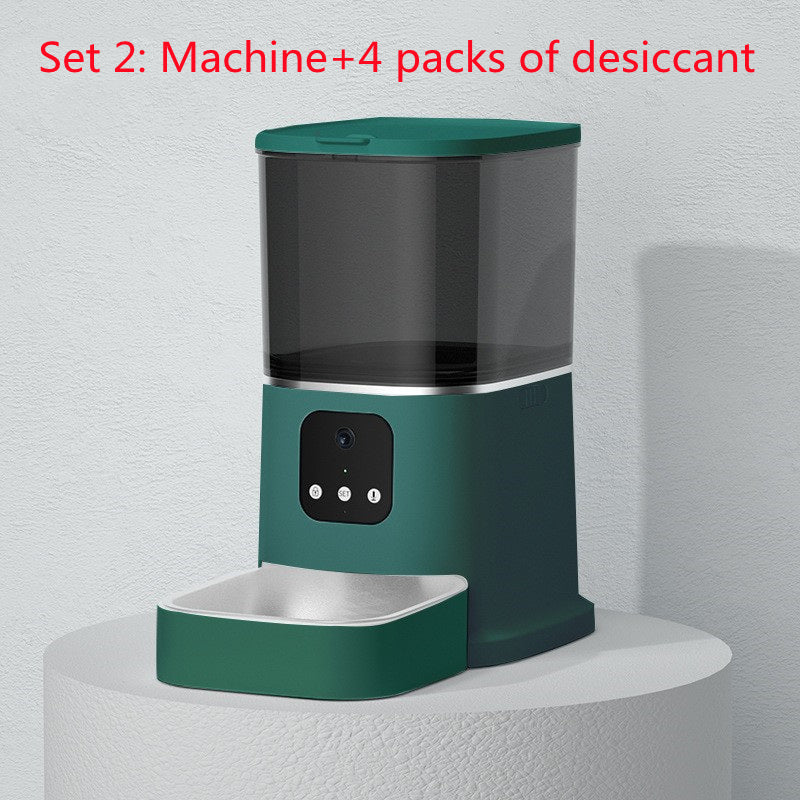 Distributeur automatique intelligent pour animaux (WiFi, APP, voix, portions contrôlées).