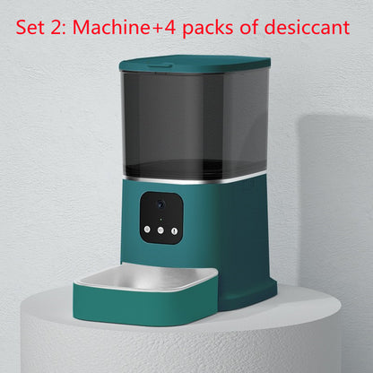 Distributeur automatique intelligent pour animaux (WiFi, APP, voix, portions contrôlées).