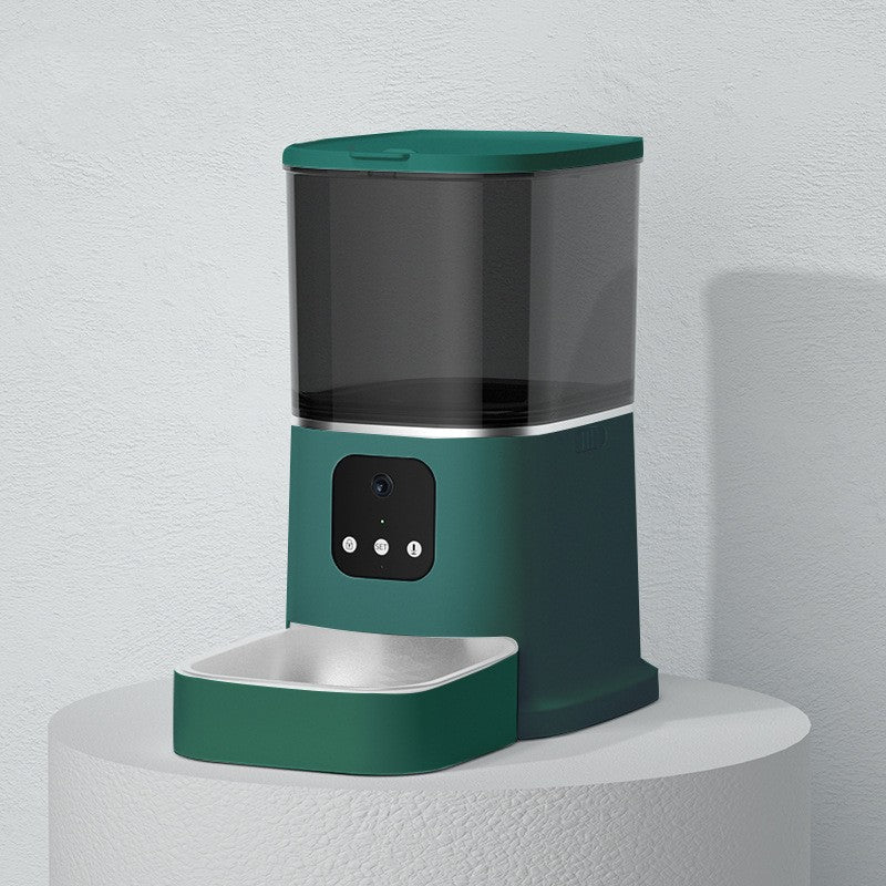 Distributeur automatique intelligent pour animaux (WiFi, APP, voix, portions contrôlées).