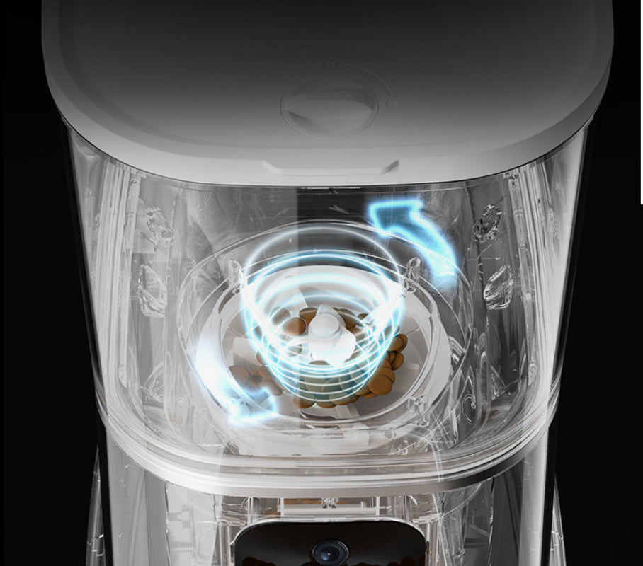 Distributeur automatique intelligent pour animaux (WiFi, APP, voix, portions contrôlées).